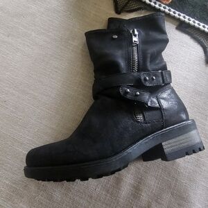 Carlos by Carlos Santana Black Ankle Booties